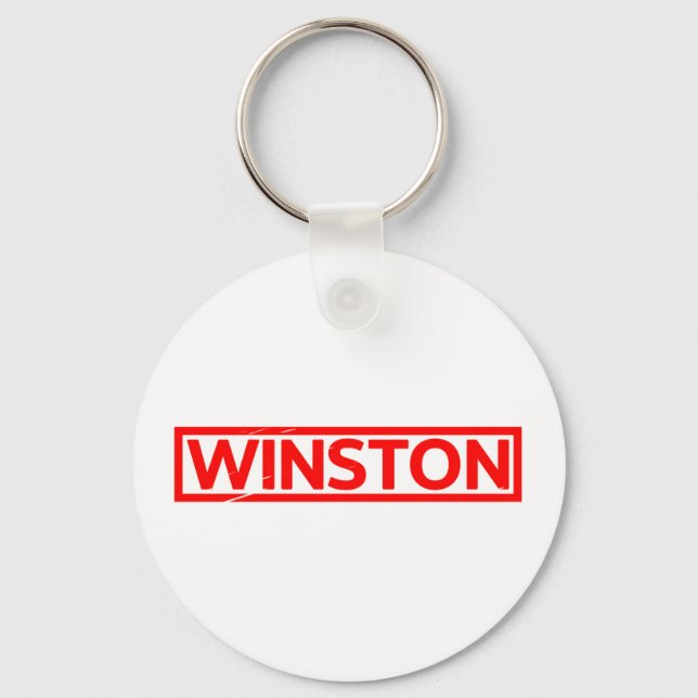 Winston Stamp Key Ring (Front)