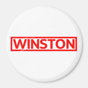 Winston Stamp Magnet