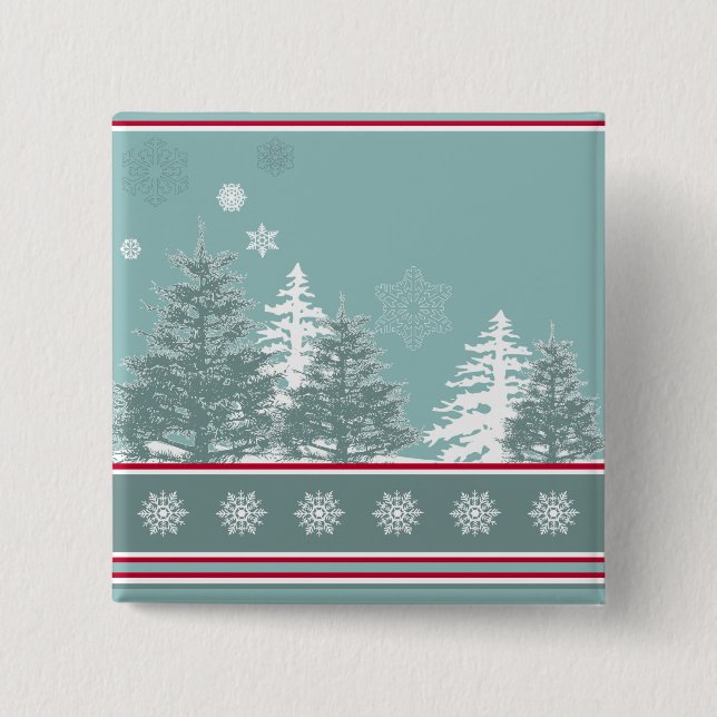 Winter 15 Cm Square Badge (Front)