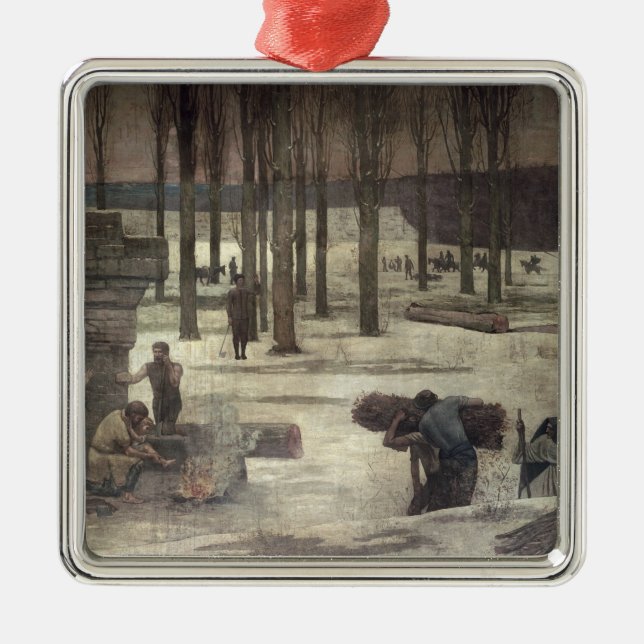 Winter, 1889-93 metal tree decoration (Front)