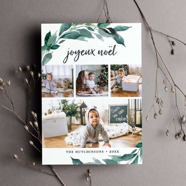 Winter Abundance | Holiday Photo Collage Card (Creator Uploaded)