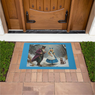 Winter Alice doormat
