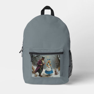 Winter Alice grey backpack