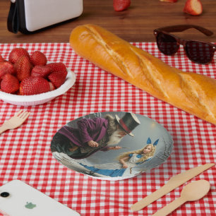 Winter Alice paper bowls Paper Plate