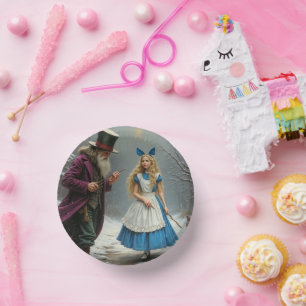 Winter Alice paper bowls Plate
