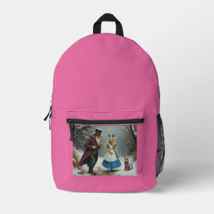Winter Alice pink backpack