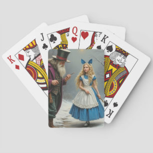 Winter Alice Poker playing cards