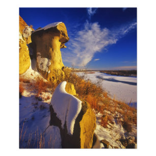 Winter along the Missouri River near Photo Print
