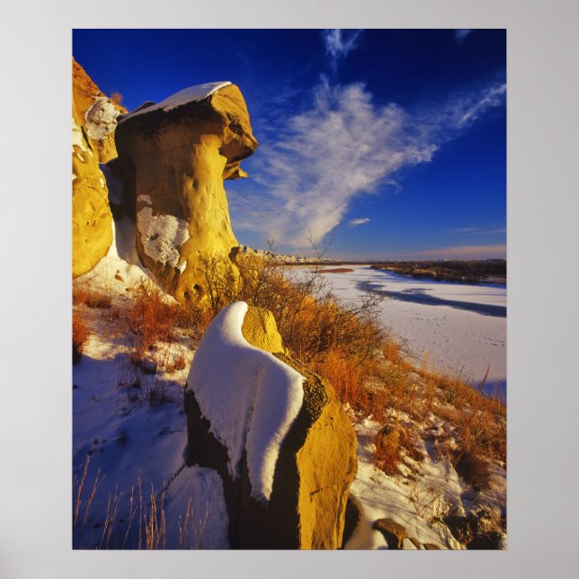 Winter along the Missouri River near Poster (Front)