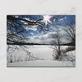 " Winter Along the Mohawk" Postcard