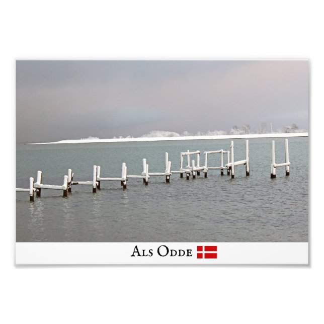 Winter Als Odde/Denmark Photo Print! Print (Front)