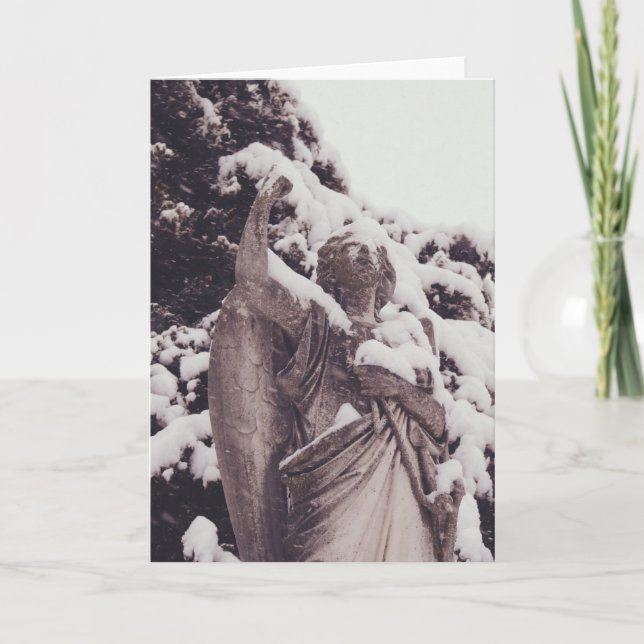 Winter Angel all occasions Card (Front)