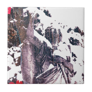 Winter Angel Ceramic Tile