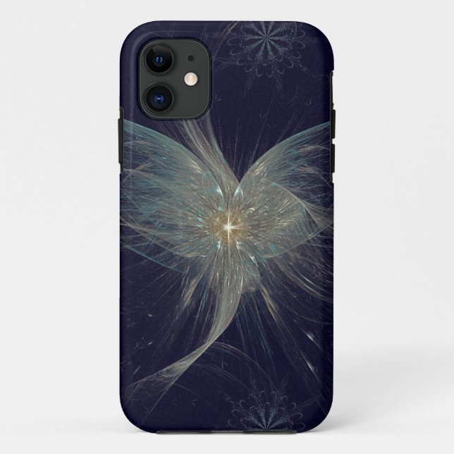 Winter Angel Fractal Art Case-Mate iPhone Case (Back)