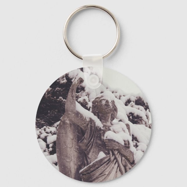 Winter Angel Key Ring (Front)