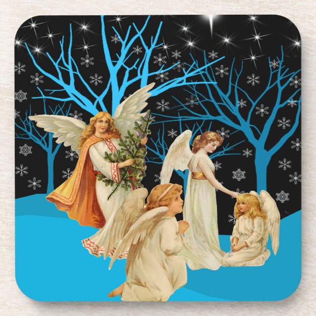Winter Angels Coasters (Front)