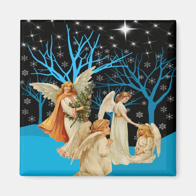 Winter Angels Magnet (Front)