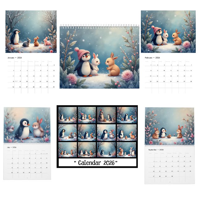 Winter Animals Calendar (Creator Uploaded)