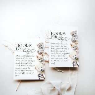 Winter Animals Gender Neutral Baby Shower Enclosure Card