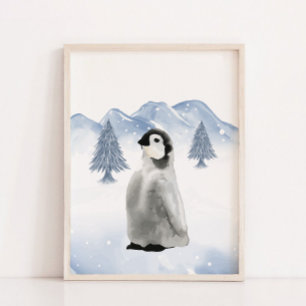 Winter Arctic Animal Penguin Nursery Wall Decor