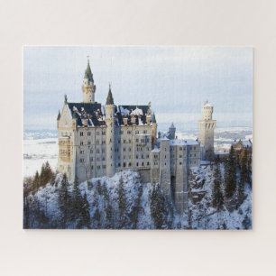 Winter at Neuschwanstein Castle, Germany Bavaria  Jigsaw Puzzle