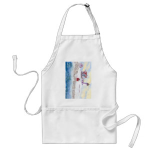 winter at Nubble LIghthouse in Maine Standard Apron