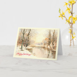 Winter at Spreewald Card