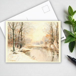 Winter at Spreewald  Holiday Postcard