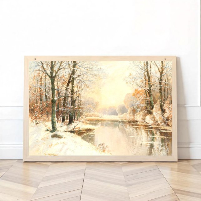 Winter at Spreewald Poster (Creator Uploaded)
