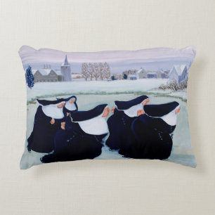 Winter at the Convent Decorative Cushion