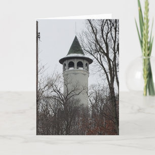 "Winter at The Witch's Hat Tower" Hallowe’en Card