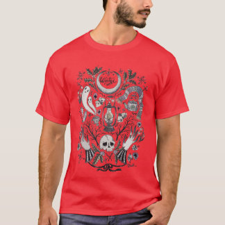 winter austic skulls moon light T-Shirt