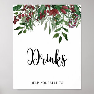 Winter baby Drinks Poster