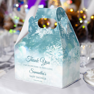 Winter baby it's cold outside baby shower favour box