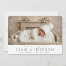 Winter Baby Olive Announcement