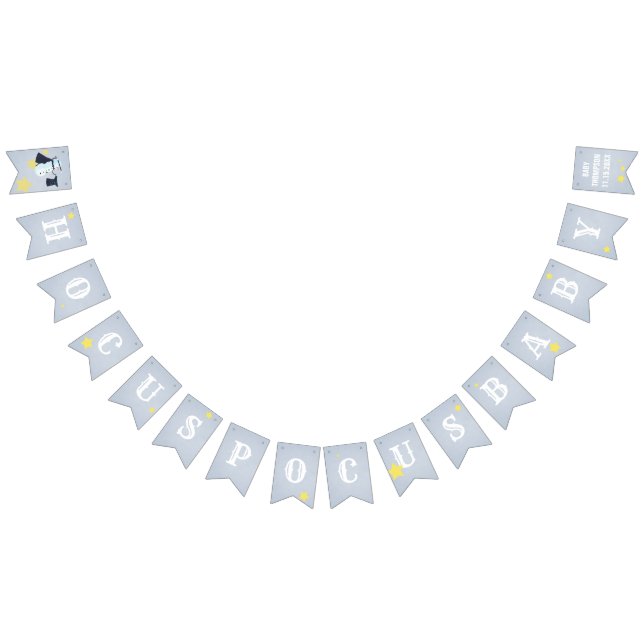 Winter Baby Reveal Shower Magical Snowman Modern Bunting (All)