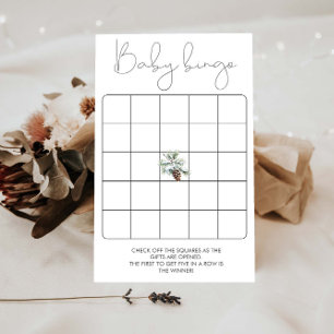 Winter Baby Shower Bingo Game