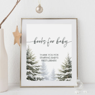 Winter Baby Shower Books For Baby Sign