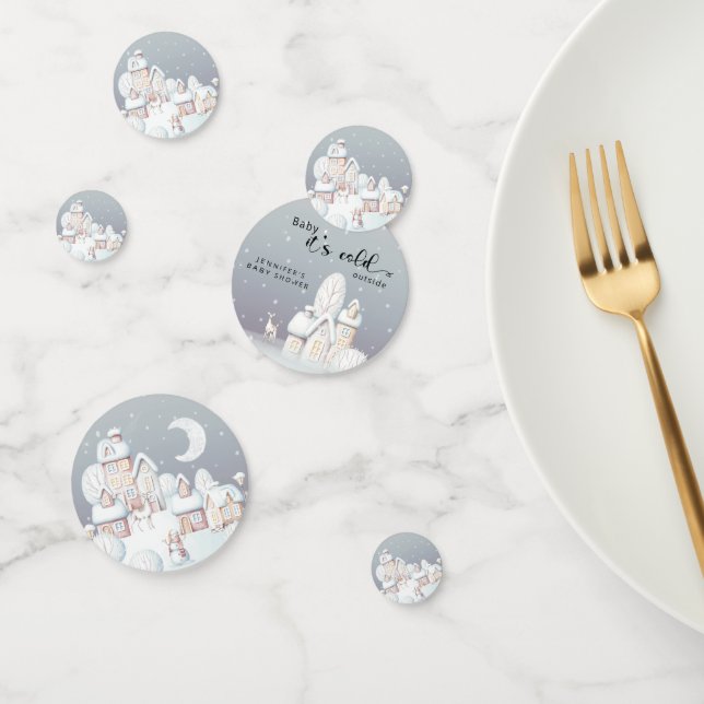 Winter Baby Shower Confetti (Group)