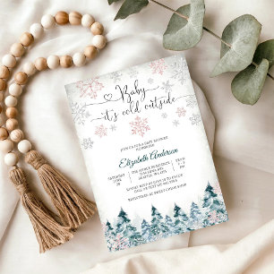 Winter Baby Shower Invitation
