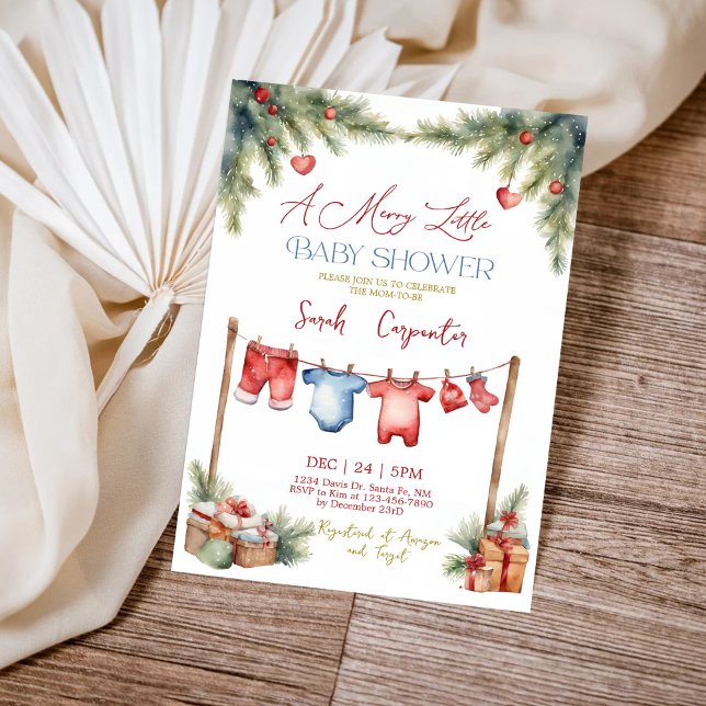 Winter Baby Shower Invitation (Creator Uploaded)