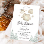 Winter Baby Shower Invite cold Outside Christmas<br><div class="desc">♥ A cute and fun baby shower invite for a little baby on the way! ★ Easily PERSONALIZE this design with your details! ★ If you need coordinating MATCHING ITEMS, please check our matching collection or shop. Do you have any questions about our designs or if you can't find what...</div>