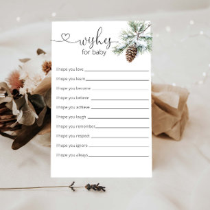 Winter Baby Shower Wishes For Baby