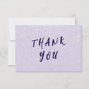 Winter Baby Sprinkle Snow Flurry Thank You Card
