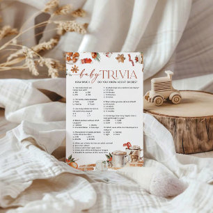 Winter Baby Trivia Game