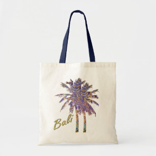 Winter Batik Palm Trees Tote Bag