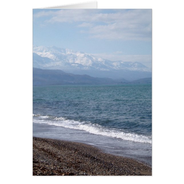 Winter Beach Card (Front)