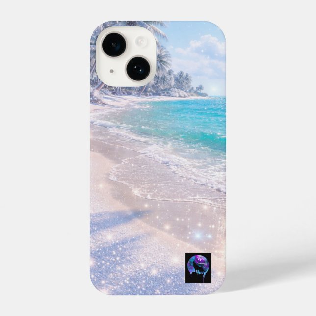 Winter Beach Wonderland iPhone Case (Back)