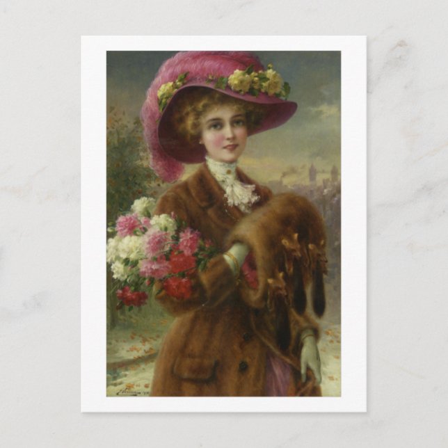 Winter Beauty - Émile Vernon Postcard (Front)