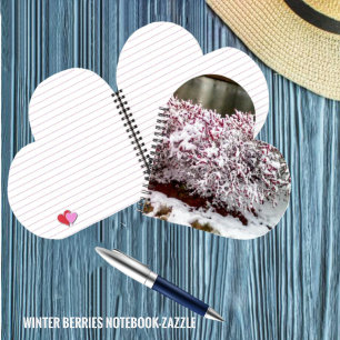 Winter Berries Spiral Notebook